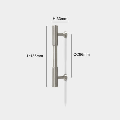 Brushed Nickel Cabinet Handles and Pulls - Brass Drawer Dresser Furniture Pulls - FocusHardware