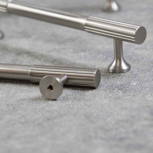 Brushed Nickel Cabinet Handles and Pulls - Brass Drawer Dresser Furniture Pulls - FocusHardware