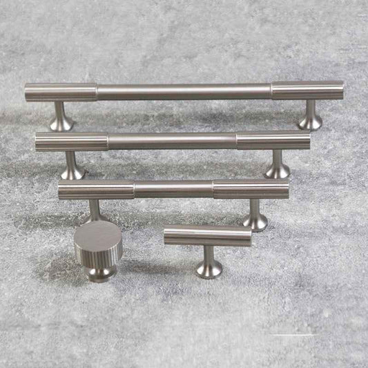 Brushed Nickel Cabinet Handles and Pulls - Brass Drawer Dresser Furniture Pulls - FocusHardware