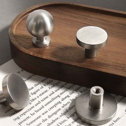 Modern Brushed Brass Nickel Cabinet Drawer Knobs for Kitchen Cupboard Pulls Furniture Handles