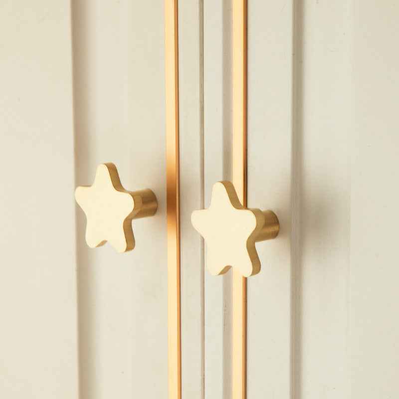 Creative Kitchen Cabinet Knobs - Nordic Brass Decor Drawer Pulls for Dressers and Furniture - FocusHardware