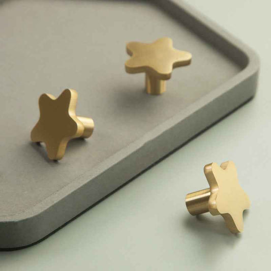 Creative Kitchen Cabinet Knobs - Nordic Brass Decor Drawer Pulls for Dressers and Furniture - FocusHardware