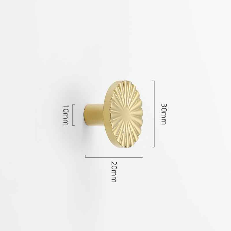 Solid Brass Wall Hook for Porch – Decorative Coat Hat Plant Hanger in Gold – Metal Hook for Towels and Keys