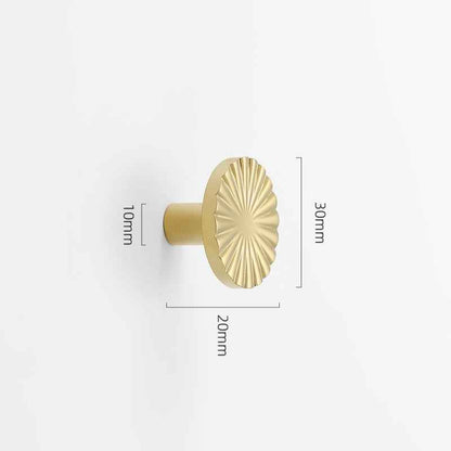 Solid Brass Wall Hook for Porch – Decorative Coat Hat Plant Hanger in Gold – Metal Hook for Towels and Keys