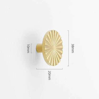 Solid Brass Wall Hook for Porch – Decorative Coat Hat Plant Hanger in Gold – Metal Hook for Towels and Keys