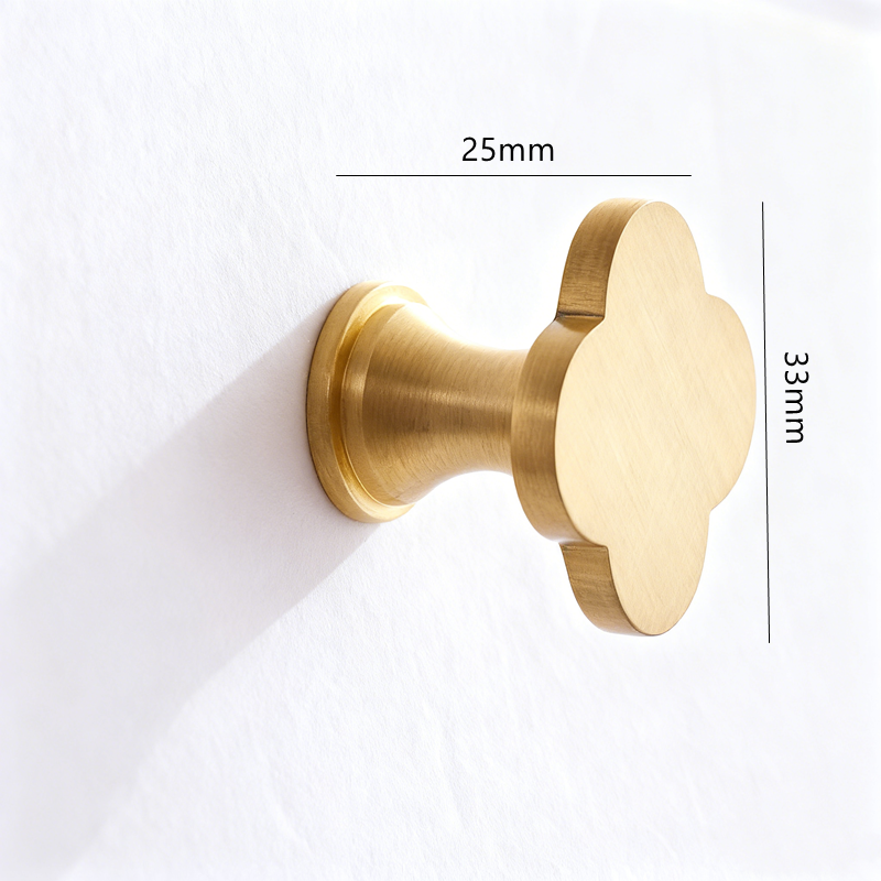 Solid Brass Wall Mounted Hooks Metal Coat Hat Hanger Gold Key Towel Hooks Heavy Duty
