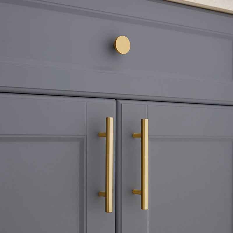 Modern Gold Brass Cabinet Knobs and Handles for Kitchen Cabinets, Cupboard Door Pulls, and Drawer Hardware - FocusHardware