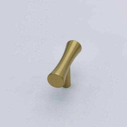 Brass Kitchen Pulls Brushed Brass Cabinet Knobs Gold Drawer Dresser Handles for Furniture - FocusHardware