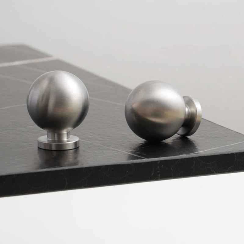 Brushed Nickel Brass Cabinet Drawer Knobs for Kitchen Cupboard Pulls Modern