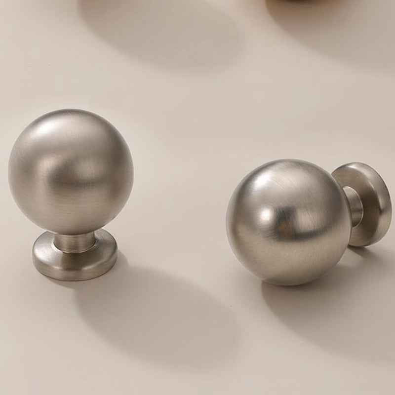 Brushed Nickel Brass Cabinet Drawer Knobs for Kitchen Cupboard Pulls Modern