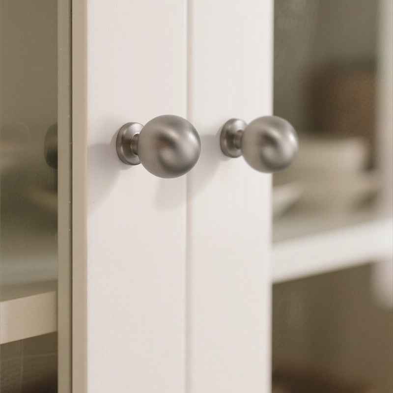 Brushed Nickel Brass Cabinet Drawer Knobs for Kitchen Cupboard Pulls Modern