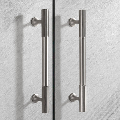 Brushed Nickel Kitchen Cabinet Knobs & Handles - Modern Cupboard Drawer Pulls