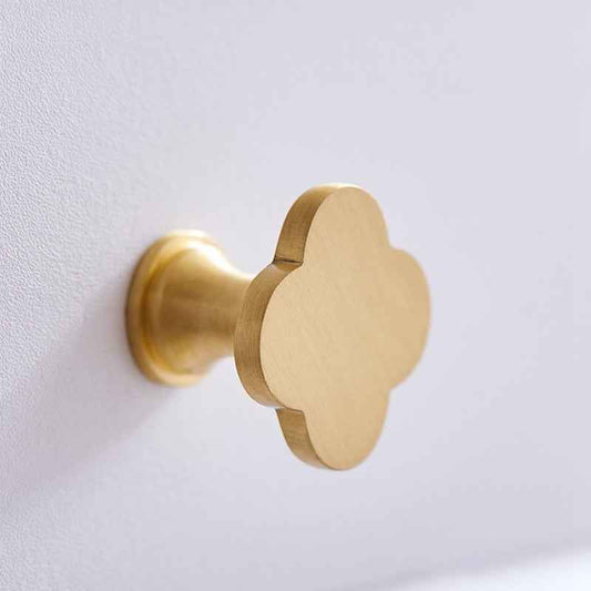 Brass Drawer Knobs for Kitchen Cabinets - Decorative Drawer Dresser Pulls and Door Handles - FocusHardware