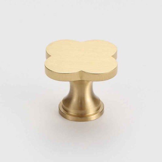 Brass Drawer Knobs for Kitchen Cabinets - Decorative Drawer Dresser Pulls and Door Handles - FocusHardware
