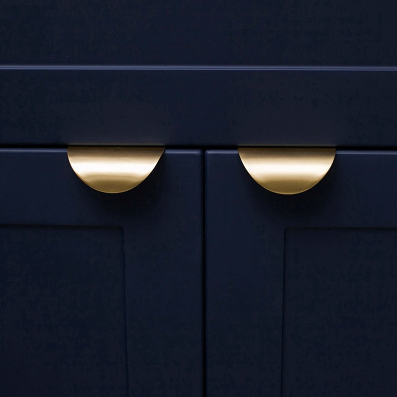 Brass Drawer Pulls for Cabinets and Wardrobes - Modern Gold Kitchen Pulls