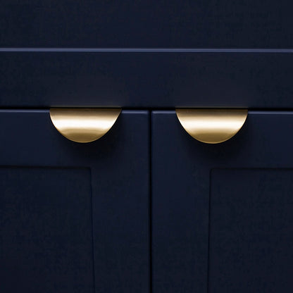 Brass Drawer Pulls for Cabinets and Wardrobes - Modern Gold Kitchen Pulls