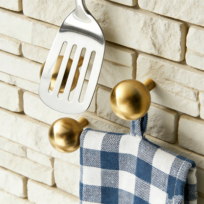 Modern Brass Wall Mounted Hook Coat Hat Plant Hanger Gold Key Towel Metal Hooks Heavy Duty