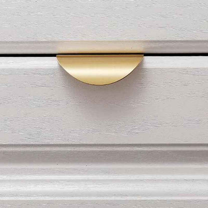 Brushed Brass Drawer Pulls for Cabinets, Dressers, and Wardrobes - Stylish Gold Handles - FocusHardware