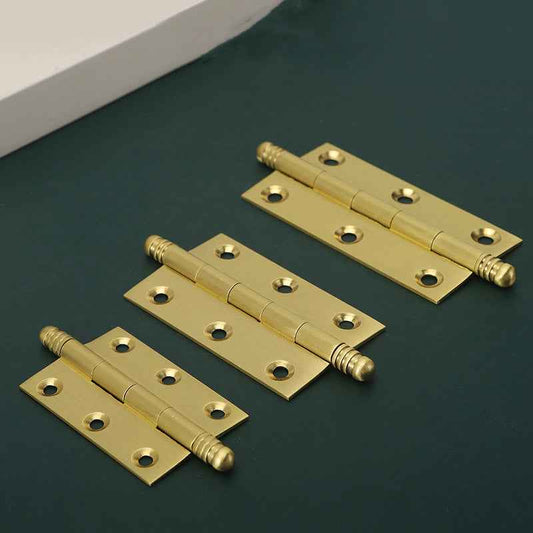 Solid Brass Cabinet Hinges for Kitchen Cupboard and Drawer Doors – Available in 2", 2.5", and 3" Sizes - FocusHardware