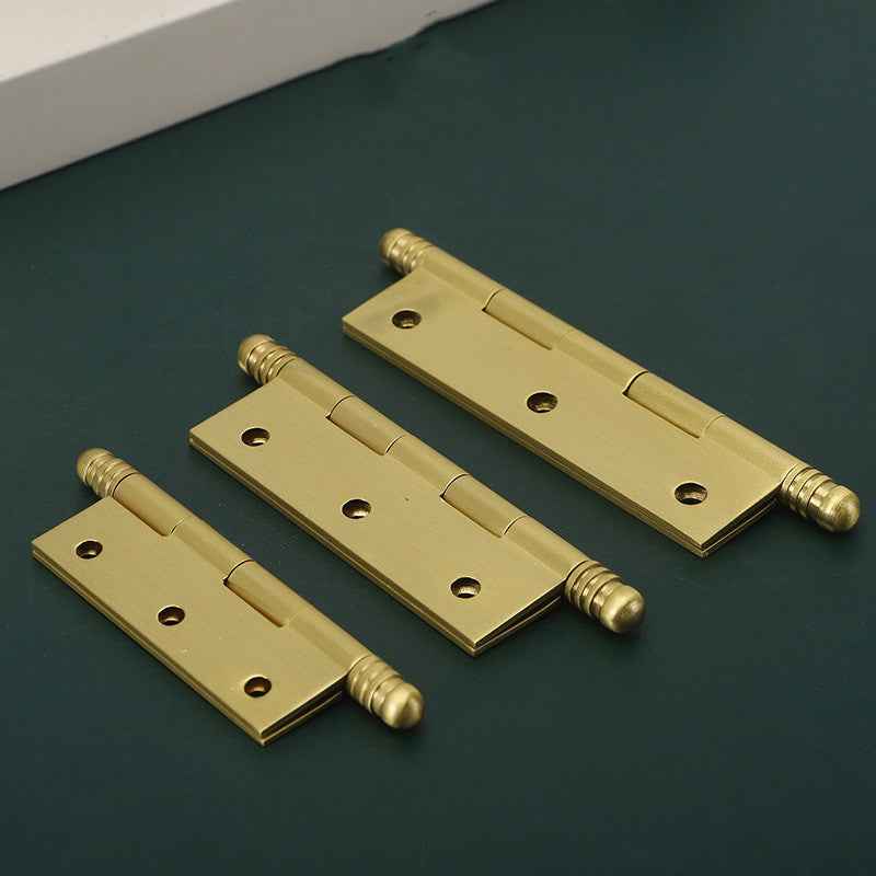 Solid Brass Cabinet Hinges for Kitchen Cupboard and Drawer Doors – Available in 2", 2.5", and 3" Sizes - FocusHardware