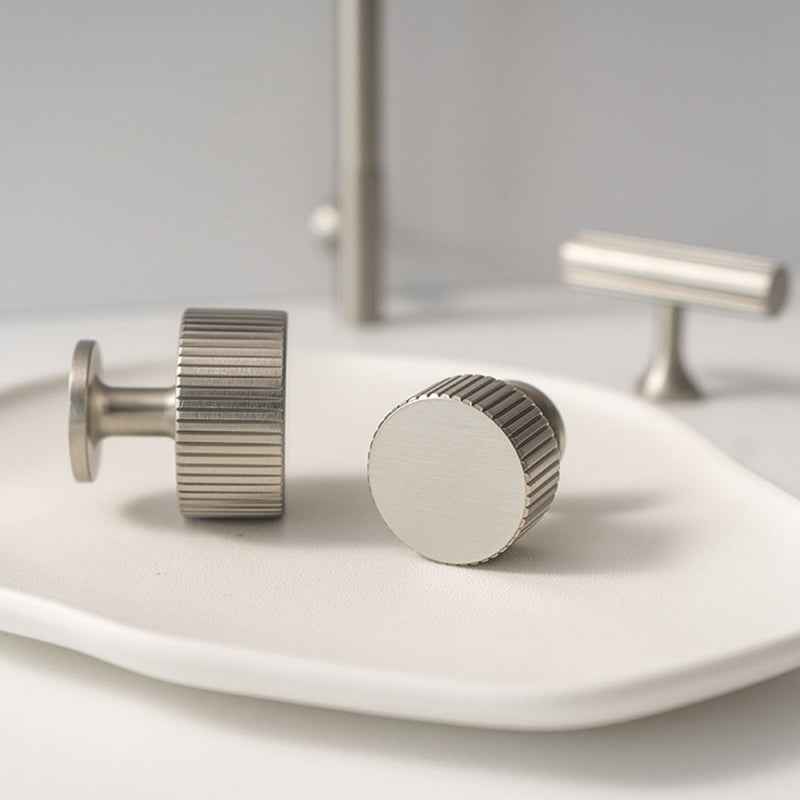Brushed Nickel Drawer Knobs and Pulls for Kitchen Cabinets, Dressers, and Wardrobes - FocusHardware