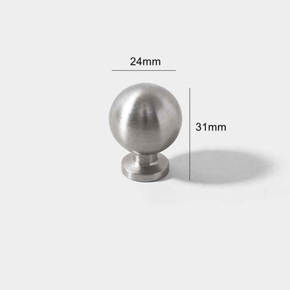 Brushed Nickel Cabinet Drawer Knobs Solid Brass Kitchen Cupboard Pulls Furniture Handles