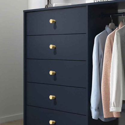 Minimalist Brushed Brass Cupboard Knobs for Kitchen Cabinets and Dressers - Gold Drawer Pulls - FocusHardware