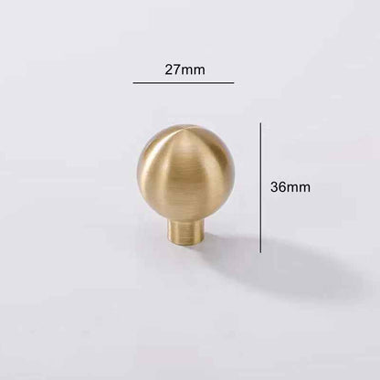 Solid Brass Handles for Drawers - Gold Cabinet Dresser Knobs and Pulls - FocusHardware