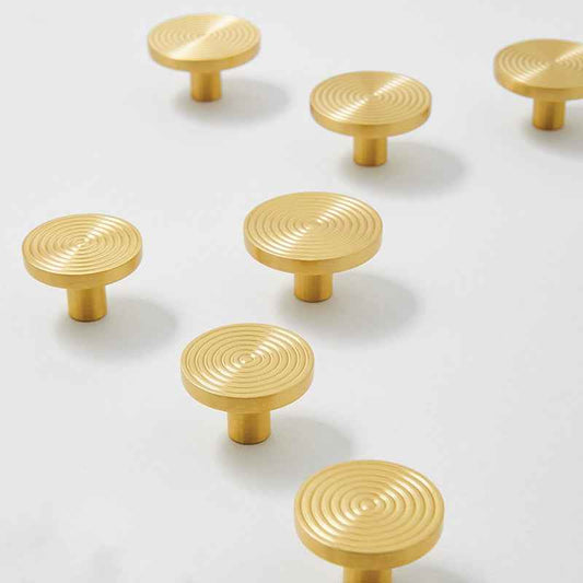 Modern Gold Cabinet Knobs and Handles for Kitchens - Brass Cupboard Door Pulls and Drawer Hardware - FocusHardware