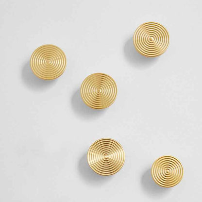 Modern Gold Cabinet Knobs and Handles for Kitchens - Brass Cupboard Door Pulls and Drawer Hardware - FocusHardware