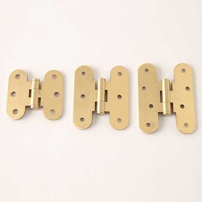 Solid Brass Cabinet Hinges - Gold Furniture Hardware
