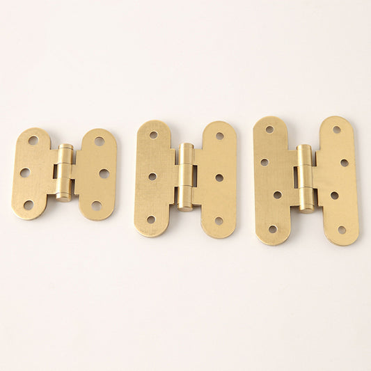 Solid Brass Cabinet Hinges - Gold Furniture Hardware