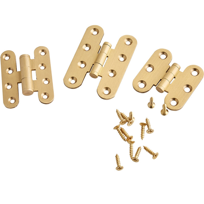 Solid Brass Cabinet Hinges - Gold Furniture Hardware