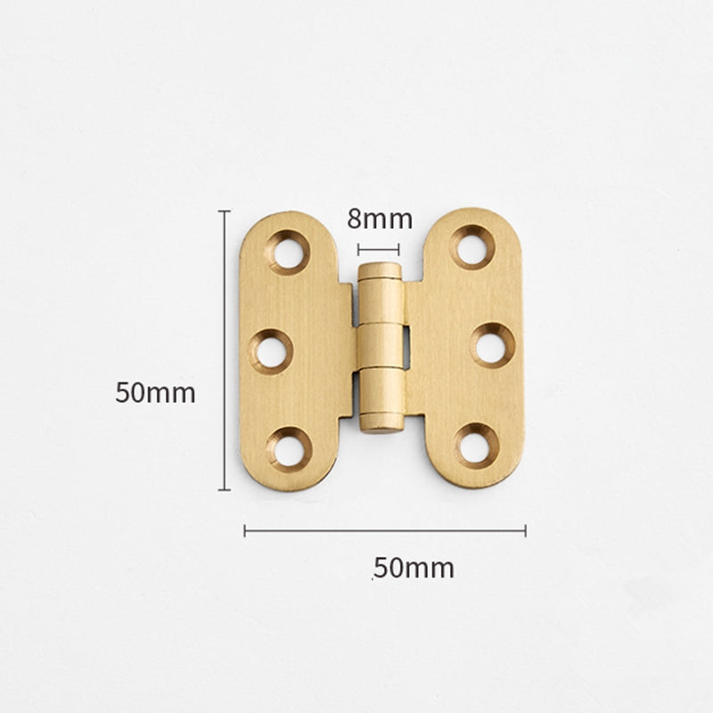 Solid Brass Cabinet Hinges - Gold Furniture Hardware