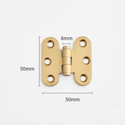 Solid Brass Cabinet Hinges - Gold Furniture Hardware