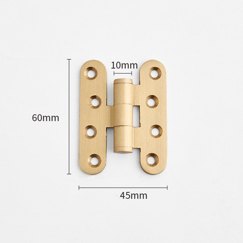 Solid Brass Cabinet Hinges - Gold Furniture Hardware