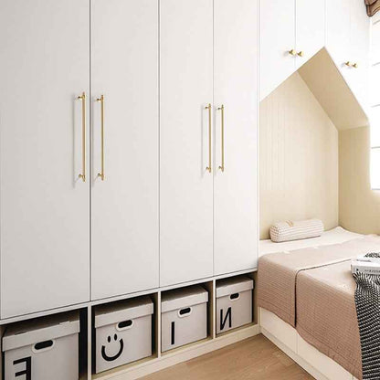 Minimalist Brass Kitchen Cabinet Handles and Pulls for Drawer, Dresser, and Cupboard - FocusHardware