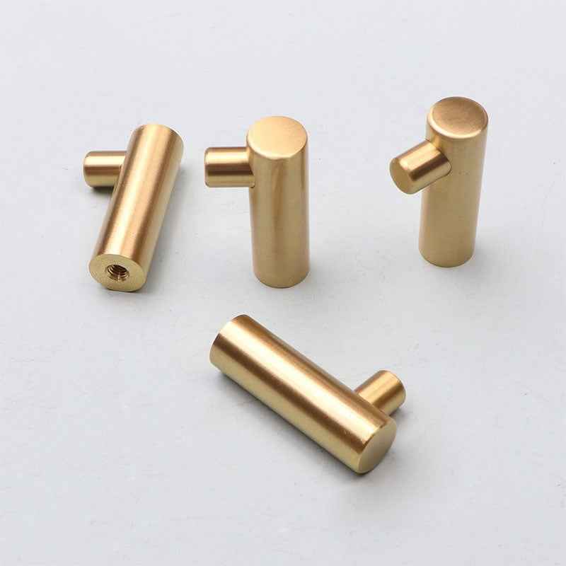 Solid Brass Wall Hooks - Modern Coat and Towel Organizer for Bathroom and Kitchen - FocusHardware